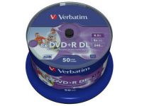 Verbatim - DVD+R DL x 50 - 8.5 GB - opslagmedia