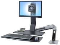 Ergotron WorkFit-A LCD HD with Worksurface+ Standing Desk - bevestigingskit