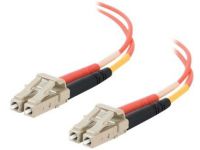C2G 2m LC/LC LSZH Duplex 50/125 Multimode Fibre Patch Cable Glasvezel kabel Oranje