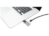 Compulocks Universal PC Combination Cable Lock - Peripheral Security Trap Included - Silver beveiligingskabelslot