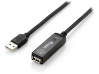 Equip 133311 USB-kabel 15 m USB 2.0 USB A Zwart
