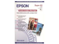 Epson Premium Semigloss Photo Paper, DIN A3+, 250g/m², 20 Vel