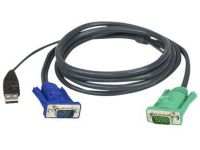 ATEN Micro-Lite 2L-5203U - toetsenbord / video / muis (TVM) kabel - 3 m