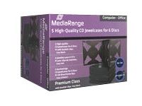 MediaRange Retail pack 6er CD-Jewelcase - CD jewel case voor opslag