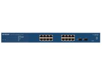 NETGEAR GS716T 16-Port Gigabit Smart Managed Switch - switch - 16 poorten - Beheerd - rack-uitvoering