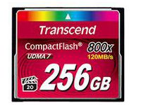 Transcend Premium - flashgeheugenkaart - 256 GB - CompactFlash