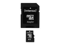 Intenso Class 10 - flashgeheugenkaart - 4 GB - microSDHC