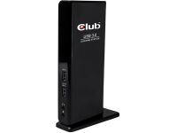 Club3D SenseVision USB 3.0 Dual Display Docking Station - dockingstation - DVI, HDMI