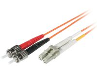 C2G 15m LC/ST Glasvezel kabel Oranje