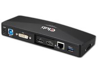 Club3D SenseVision USB 3.0 4K Docking Station - dockingstation - DVI, HDMI, DP