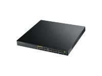 Zyxel XGS3700-24HP Managed L2+ Power over Ethernet (PoE) Zwart