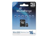 MediaRange - flashgeheugenkaart - 16 GB - microSDHC