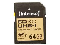 Intenso Premium - flashgeheugenkaart - 64 GB - SDXC UHS-I