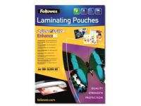 Fellowes Laminating Pouches SuperQuick Enhance 80 micron - 100 - glanzend - lamineerhoezen
