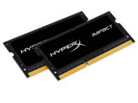 HyperX Impact Black Series - DDR3L - 8 GB: 2 x 4 GB - SO DIMM 204-PIN - niet-gebufferd