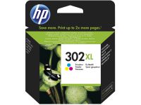 HP 302XL - hoog rendement - driekleur op verfbasis - origineel - inktcartridge