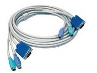 TRENDnet TK C15 - toetsenbord / video / muis (TVM) kabel - 4.5 m
