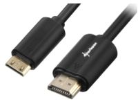 Sharkoon 1m, HDMI/Mini HDMI 1m HDMI Mini-HDMI Zwart HDMI kabel