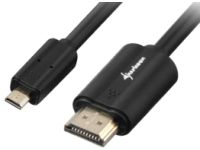 Sharkoon 1.5m, HDMI/Micro HDMI 1.5m HDMI Micro-HDMI Zwart HDMI kabel