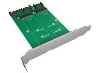 RaidSonic ICY BOX IB-CVB512-S - interface-adapter - M.2 Card - SATA 6Gb/s