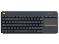 Logitech Wireless Touch Keyboard K400 Plus - toetsenbord - Frans - zwart