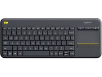 Logitech Wireless Touch Keyboard K400 Plus - toetsenbord - met touchpad - België - zwart