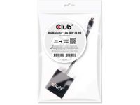 Club 3D video/audio-adapter - DisplayPort / HDMI - 20.3 cm