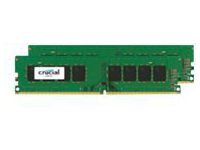 Crucial - DDR4 - 8 GB: 2 x 4 GB - DIMM 288-PIN - niet-gebufferd