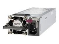 HPE - voeding - hot-plug / redundant - 500 Watt - 563 VA