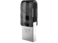 Silicon Power Mobile C31 USB flash drive 16 GB USB Type-A / USB Type-C 3.2 Gen 1 (3.1 Gen 1) Zwart, Zilver
