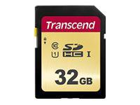 Transcend 500S - flashgeheugenkaart - 32 GB - SDHC UHS-I