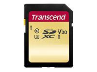 Transcend 500S - flashgeheugenkaart - 128 GB - SDXC UHS-I