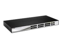 D-Link Web Smart DGS-1210-24 - switch - 24 poorten - Beheerd - desktop